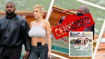 kanye west y bianca censori Venceia