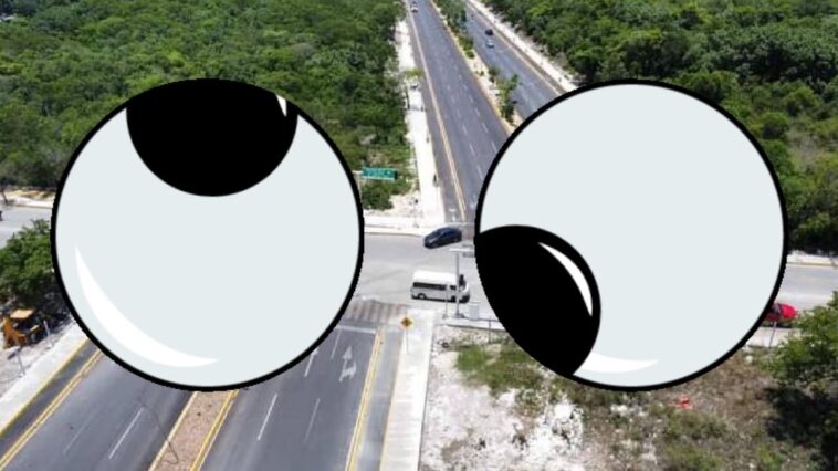Carretera chueca en México