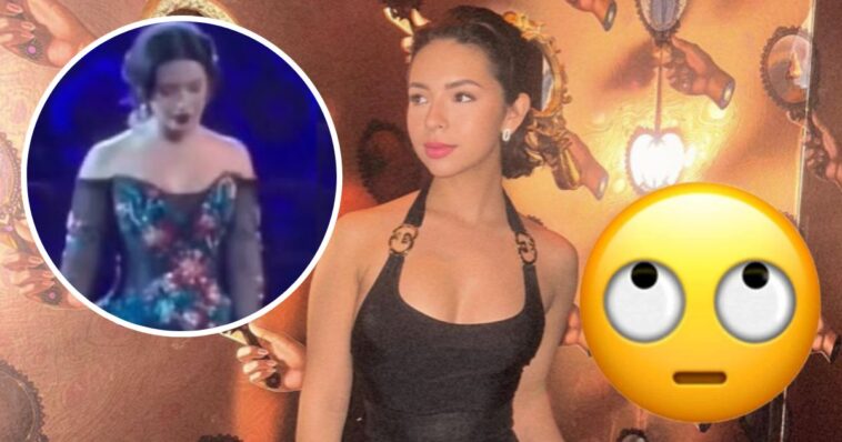 ¿Hizo berrinche? Ángela Aguilar se baja del escenario en pleno concierto