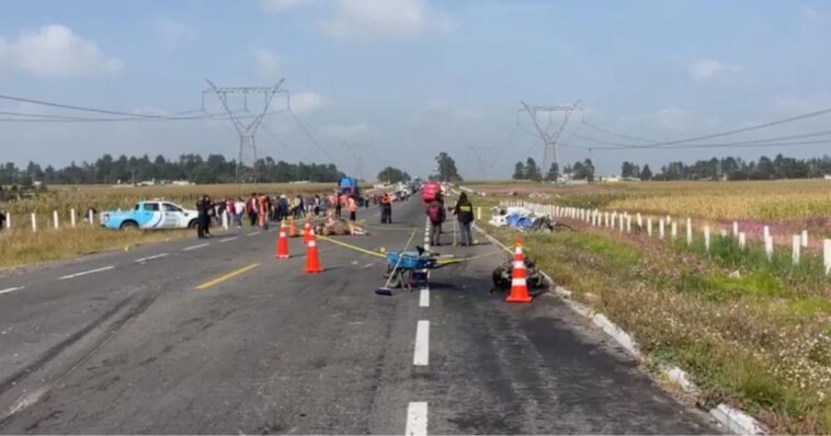 Accidente en autopista