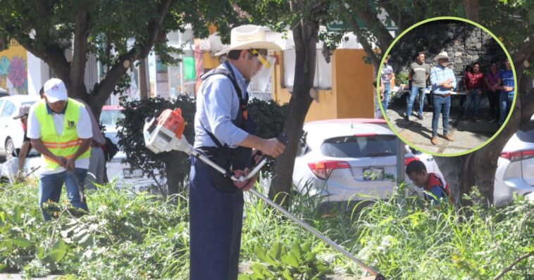 Alcalde de Cuernavaca rescata espacios públicos junta a ciudadanos