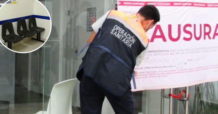 Clausuran consultorios en México