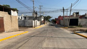 Concluyen trabajos de pavimentación en calle Camino Real en Cuernavaca