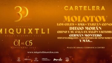 Checa la cartelera artística del Festival Miquixtli 2023