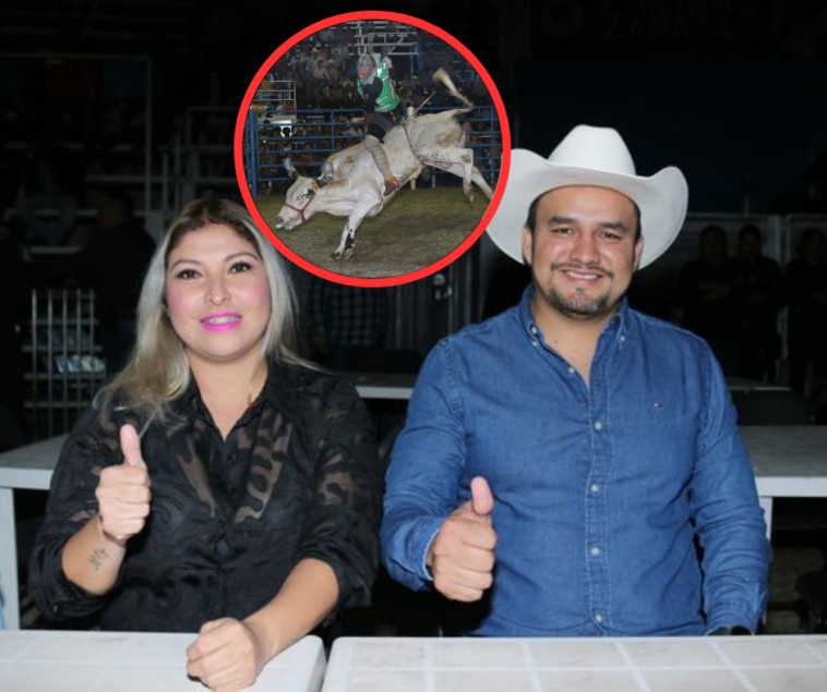 Finaliza Feria en Emiliano Zapata con violencia animal