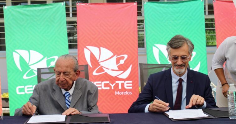 Firma convenio Secretaría de Educación con embajada de Francia en México