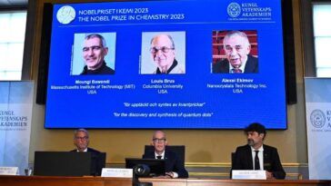 Ganan Premio Nobel de Química por el descubrimiento y síntesis de puntos cuánticos