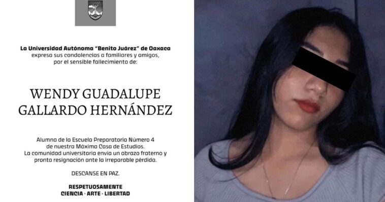 Joven asesinada en Oaxaca