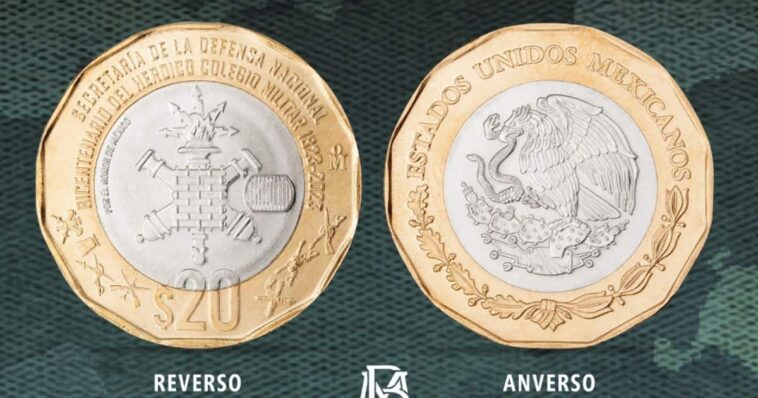 Moneda 200 años del Colegio Militar