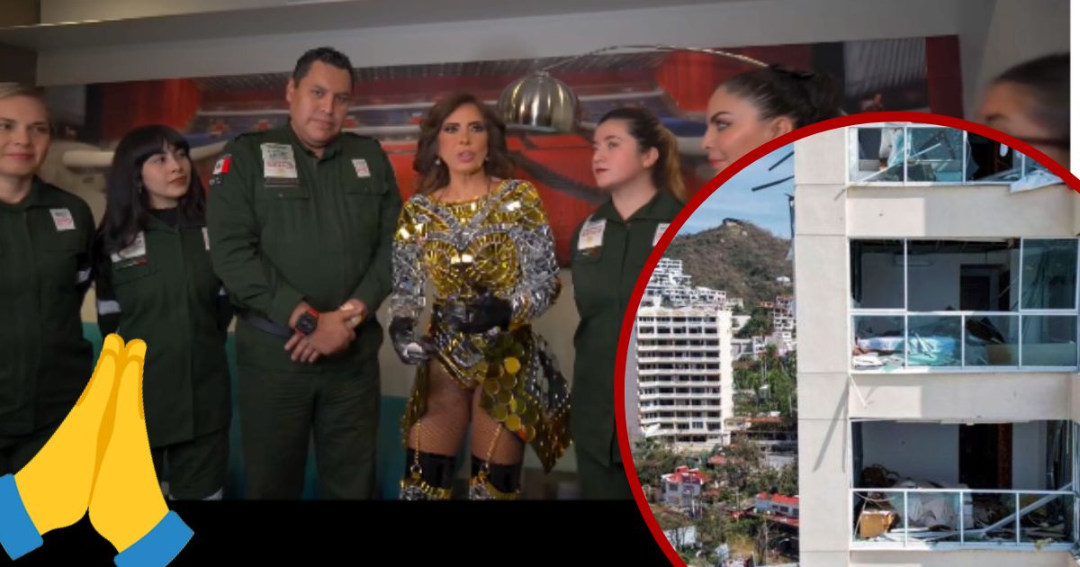 Pide Gloria Trevi en show ayuda para Acapulco