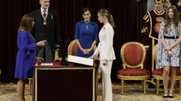Realiza juramento la Princesa Leonor como futura reina de España