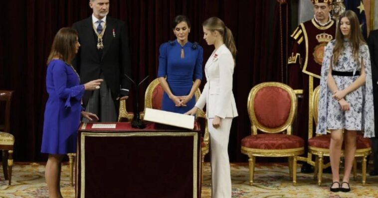 Realiza juramento la Princesa Leonor como futura reina de España