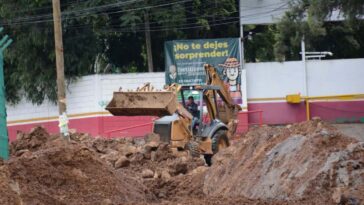 Obras en avenida universidad Cuernavaca