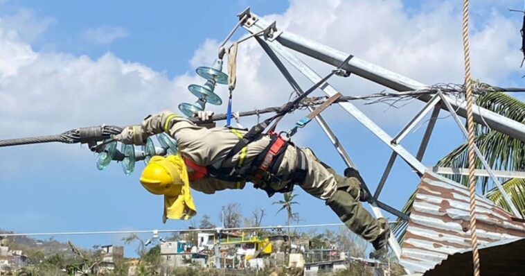 Restablece CFE el 55% el suministro eléctrico en Guerrero