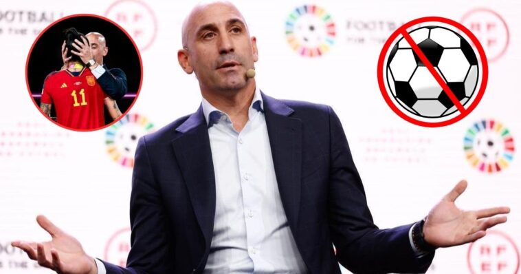 Luis Rubiales es suspendido por tres años tras beso con jugadora