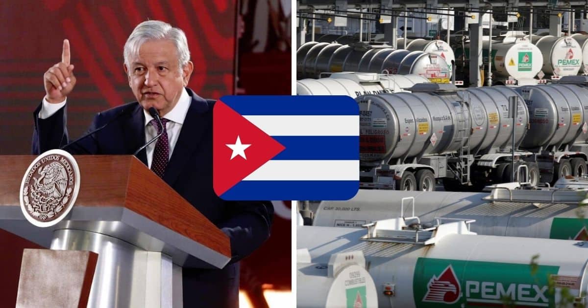 México vende petroleo a Cuba