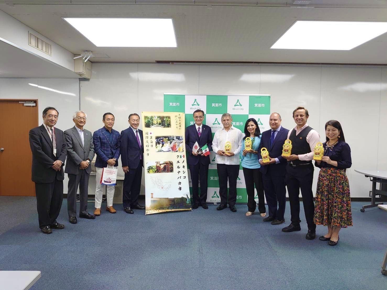 Celebra José Luis Urióstegui 20 años de amistad entre Cuernavaca y Minō