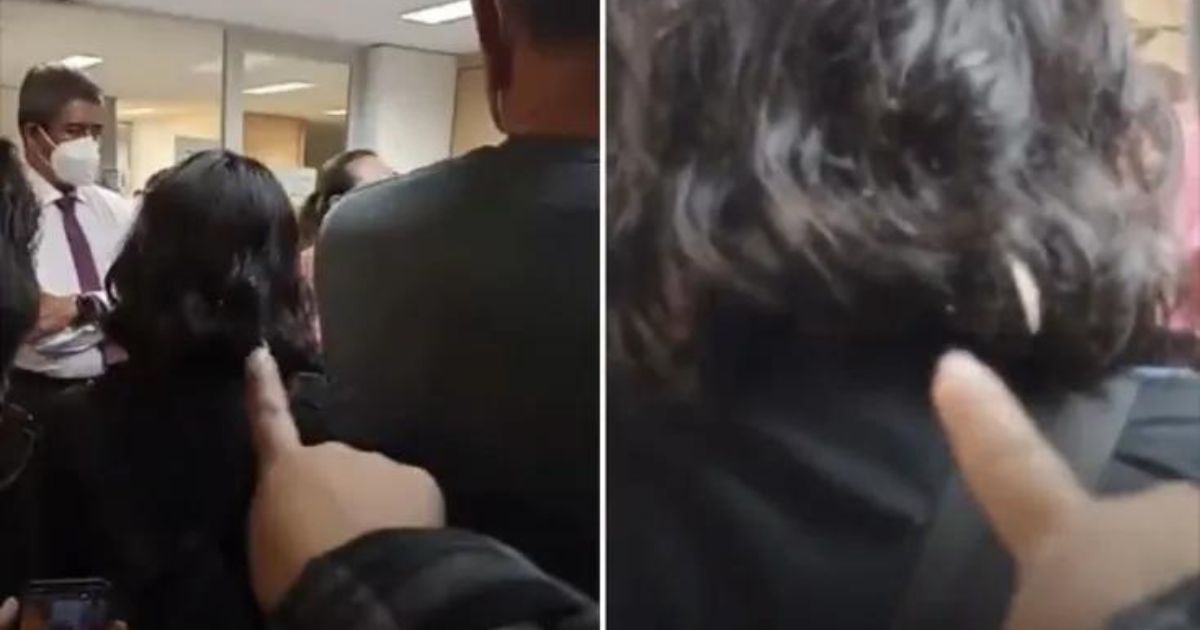 (VIDEO): Captan a joven de la UNAM con chinches en el cabello