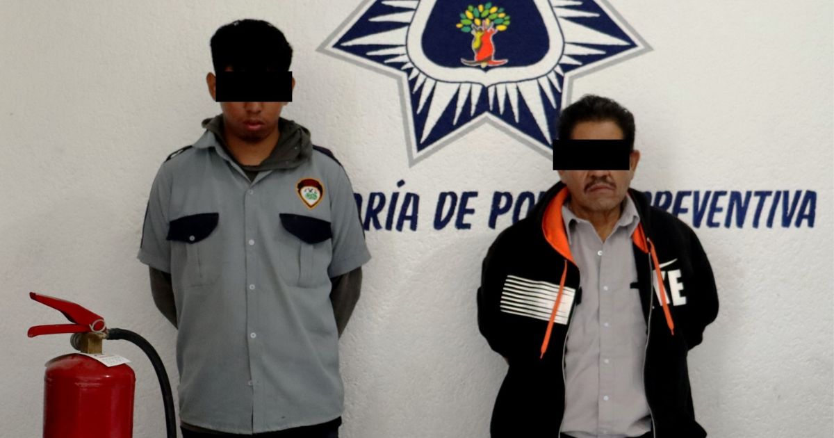 Detenidos por robo en Centro comercial de Cuernavaca