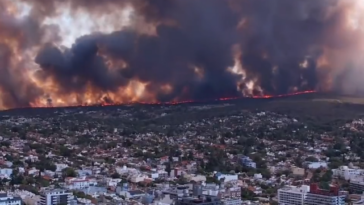 incendio forestal Argentina