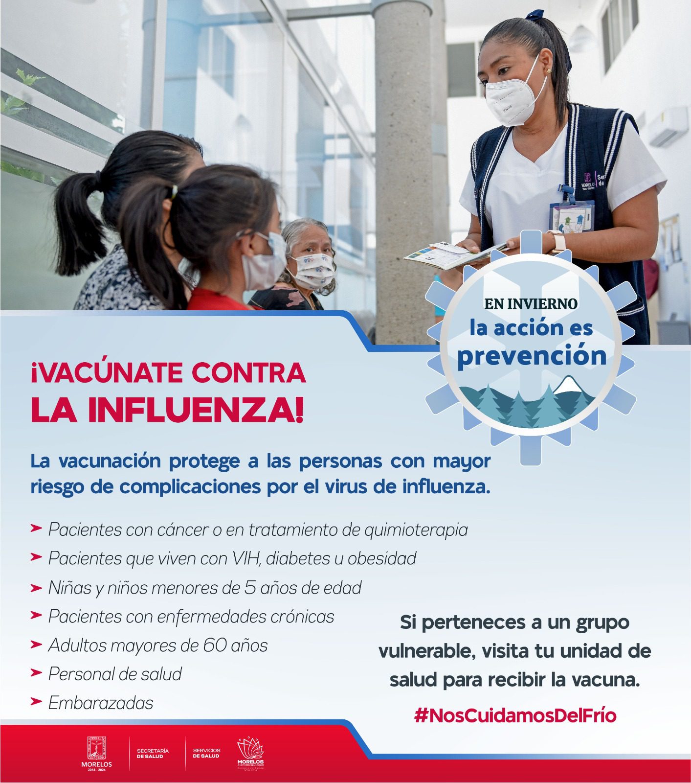vacunación influenza morelos
