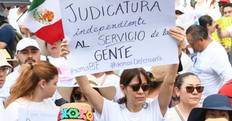 Marcha en defensa del Poder Judicial