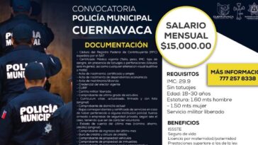 Requisitos para ser policía en Cuernavaca