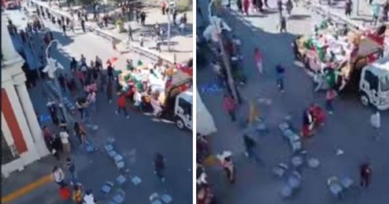 balacera en desfile de Nuevo León