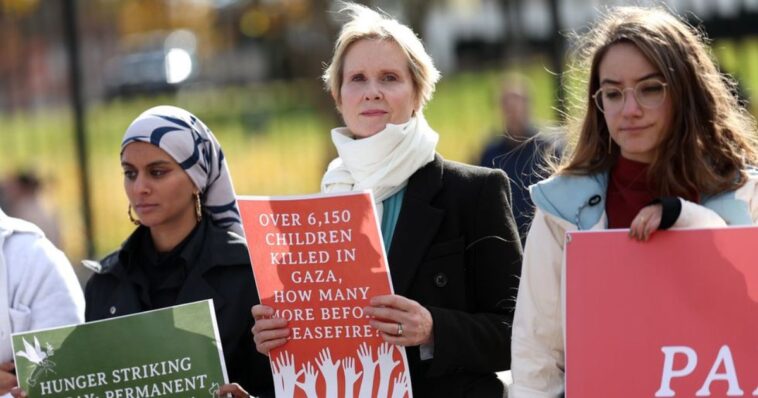 Anuncia Cynthia Nixon huelga de hambre