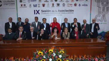 Cuernavaca presente en la IX Sesión Ordinaria de la Asociación de Ciudades Capitales de México