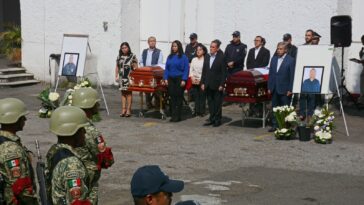 Despiden con honores a policías de Cuernavaca
