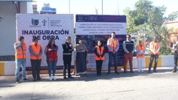 Entregan nuevo colector de aguas pluviales en Patios de la Estación