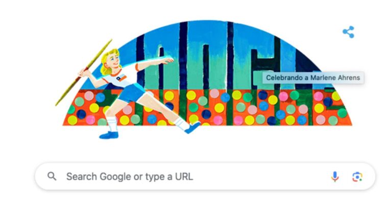 Google dedica su doodle a Marlene Ahrens