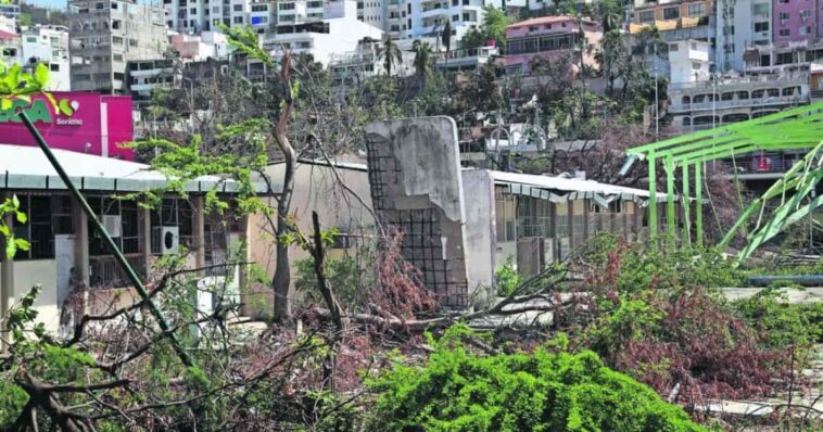 Escuelas dañadas por Otis en Acapulco