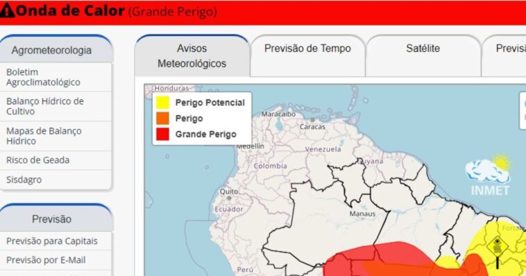Calor intenso en Brasil