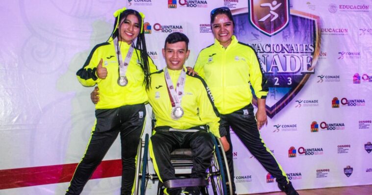 Oro y plata para Morelos en Para-danza deportiva