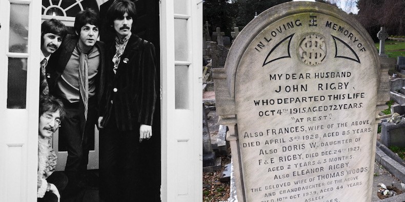 Tumba de Eleanor Rigby the beatles