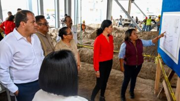 Avanza última etapa de construcción del Mercado “Lázaro Cárdenas” en Zacatepec