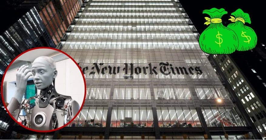 Demanda The New York times a Open AI y Microsoft por usar sus textos sin permiso