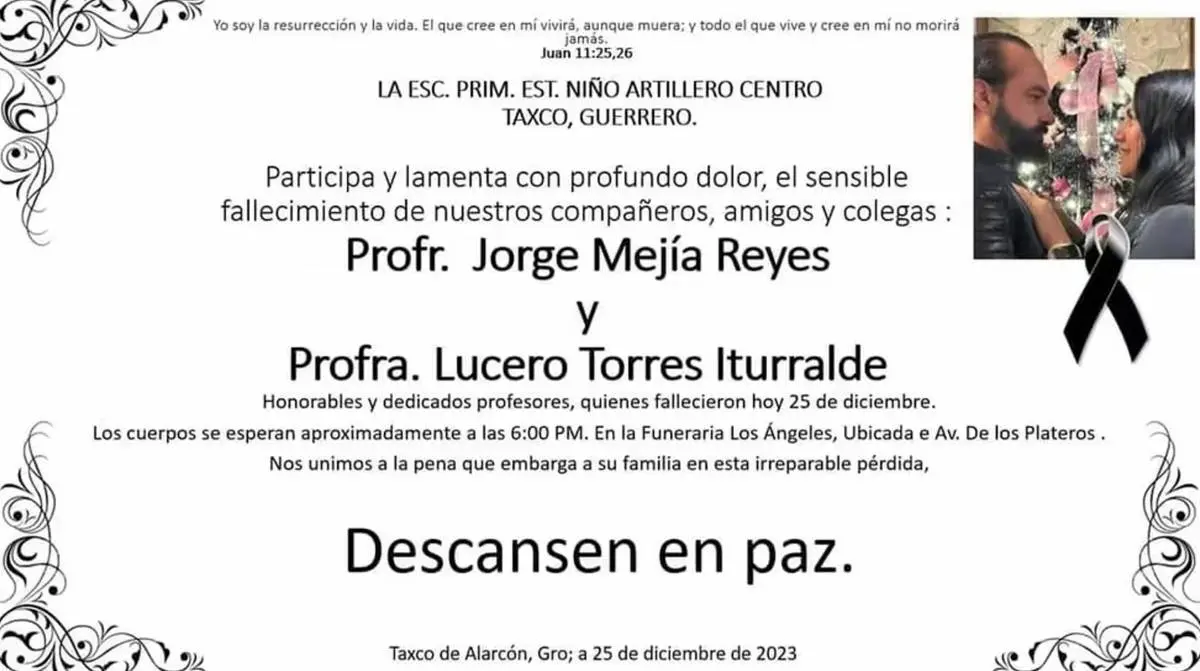 Encuentran a maestros de Taxco encajuelados durante Navidad