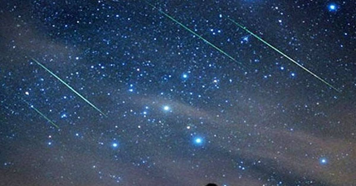 Lluvia de estrellas diciembre
