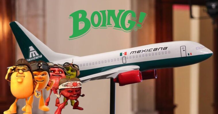 Gobierno de México confunde aviones Boeing con jugos Boing