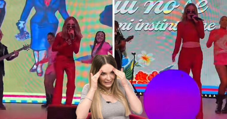 Fue por medio de redes sociales donde se dio a conocer el momento en el que Belinda golpeó a un fan en su más reciente concierto