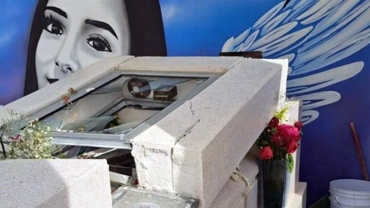 Tumba de Debanhi Escobar fue vandalizada