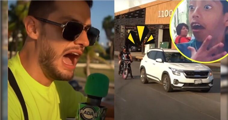 Adrián Marcelo capta el momento exacto en que un fan suyo choca por querer saludarlo