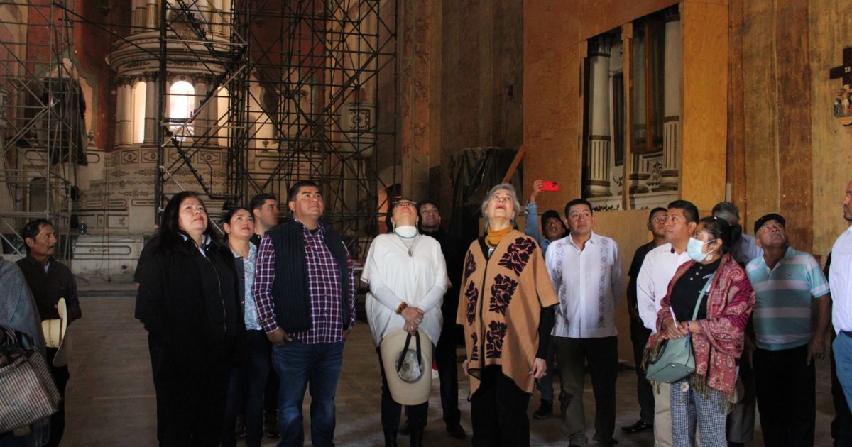 Autoridades de los tres niveles supervisan reconstrucción del exconvento de San Juan Bautista en Yecapixtla. Noticias en tiempo real