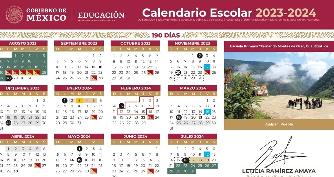 Calendario Escolar