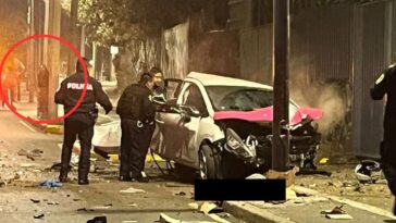 Captan figura extraña en accidente automovilistico en CDMX