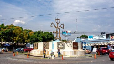 Dan últimos detalles a la glorieta de Tlaltenango