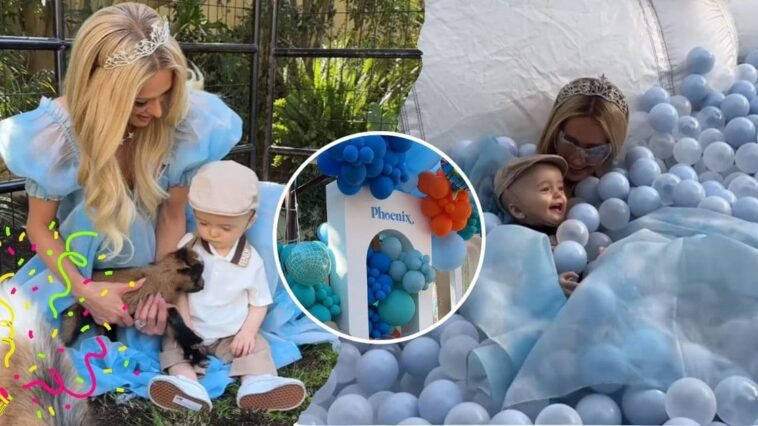Paris Hilton tiro la casa por la ventana para el primer año de su hijo